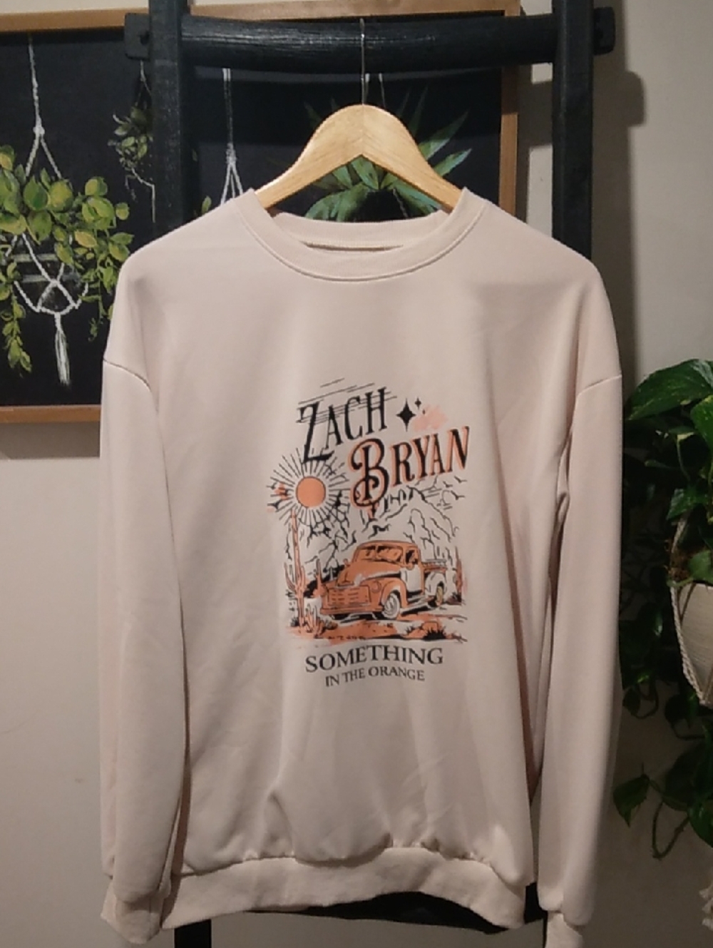 Women's Zach Bryan Something In The Orange Crewneck Sweatshirt